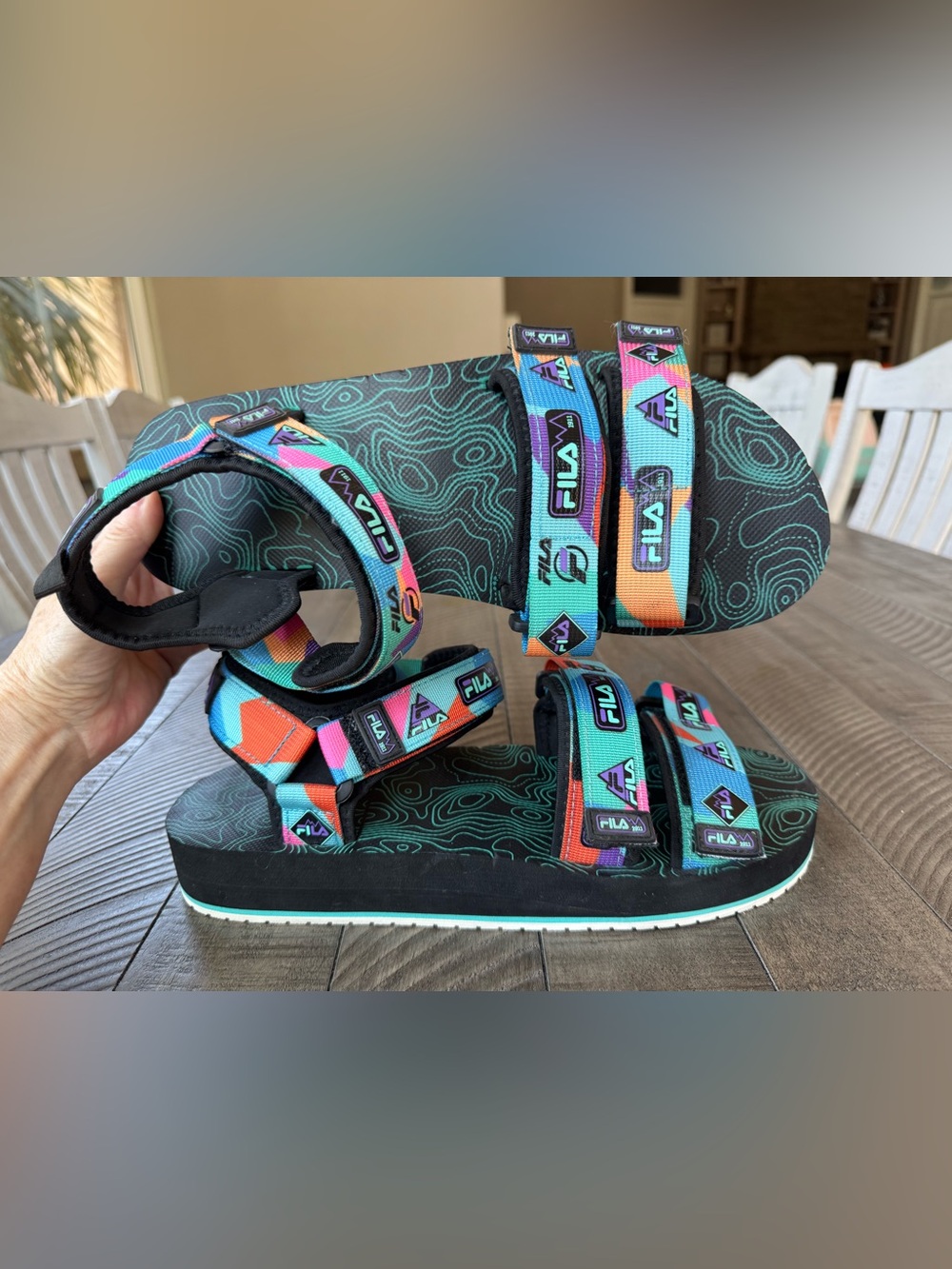 Fila Drifter DNS 90’s Vibe Retro Hiking Sandals Men's Size 11